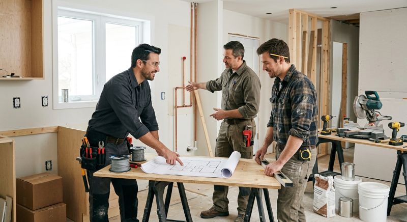 Rénover sans stress : comment orchestrer électricien, plombier et menuisier pour un chantier serein